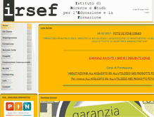 Tablet Screenshot of irsef.net